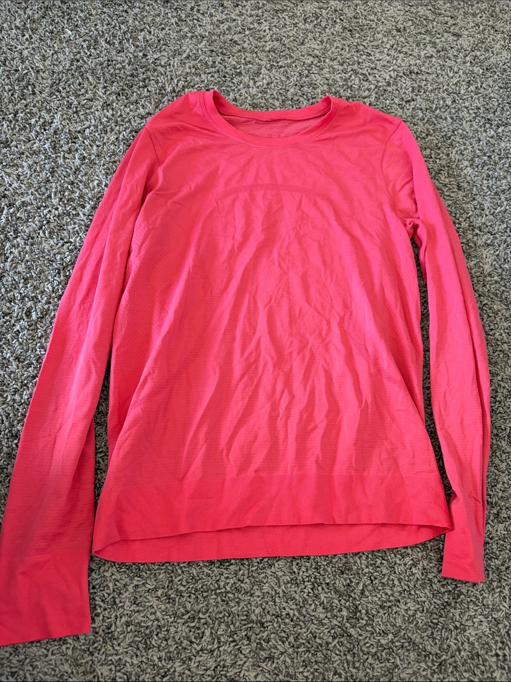 Swiftly Long-Sleeve Top - Coral Pink